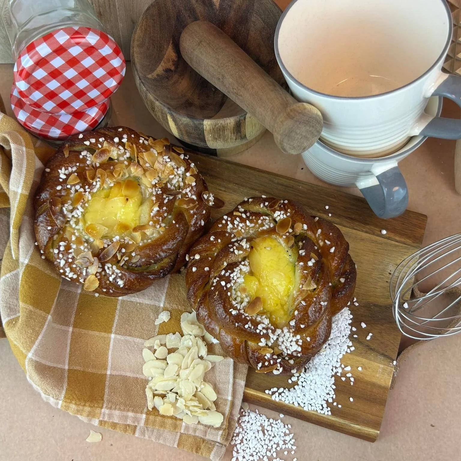 Vete bulle med smak av pistage