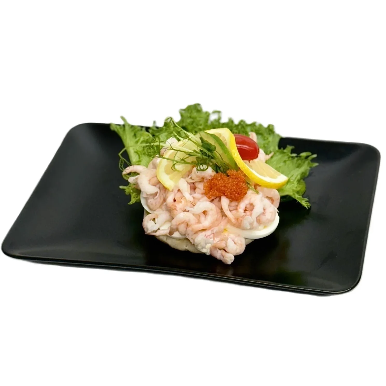 Smörgås med räkor,ägg och majonäs