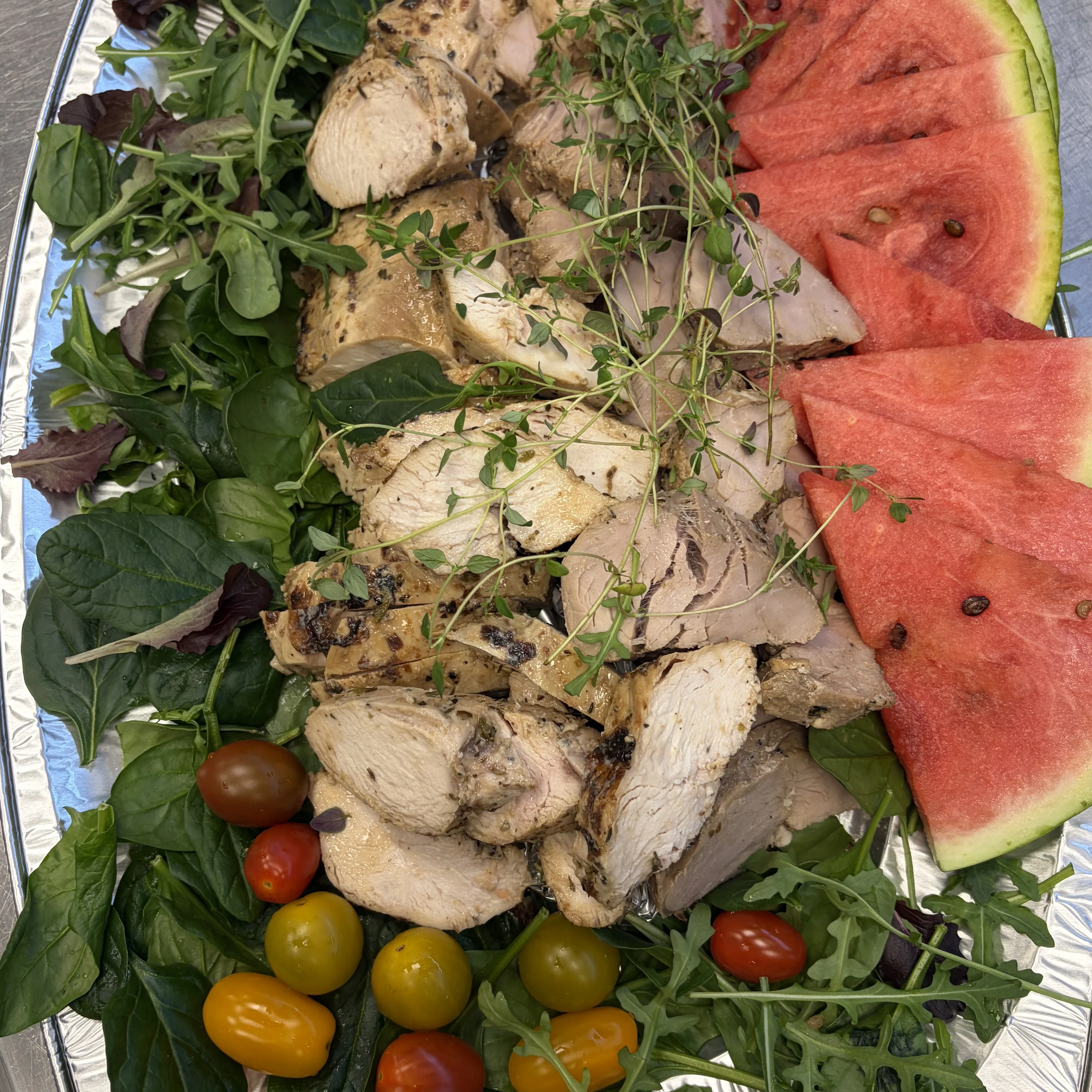 Studentfatet med kyckling &amp; fläskfilé