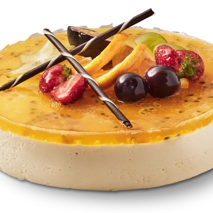 Passionsfrukts mousse tårta