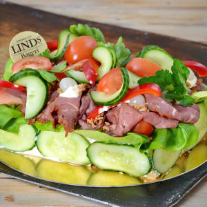 Skink och rostbiffstårta