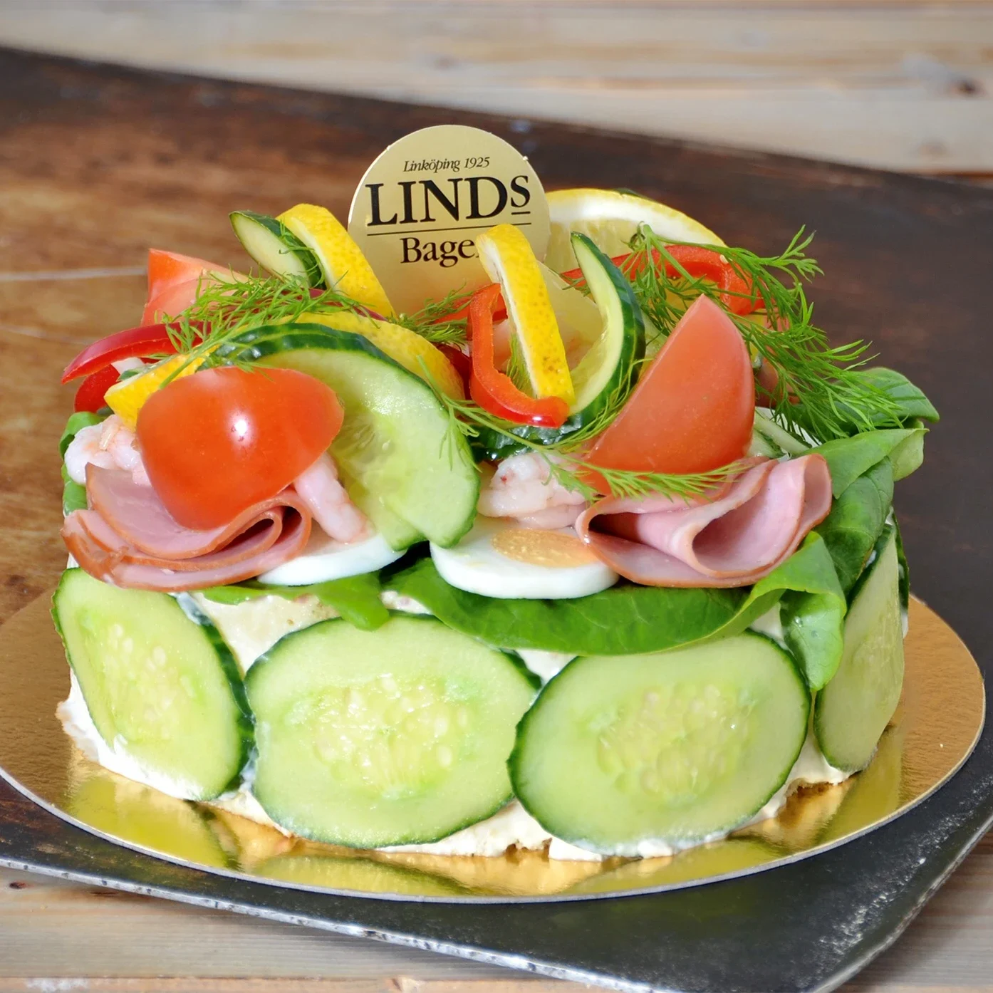 Gluten/Laktosfri smörgåstårta 3 b