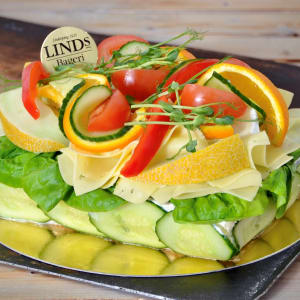 Vegetarisk smörgåstårta