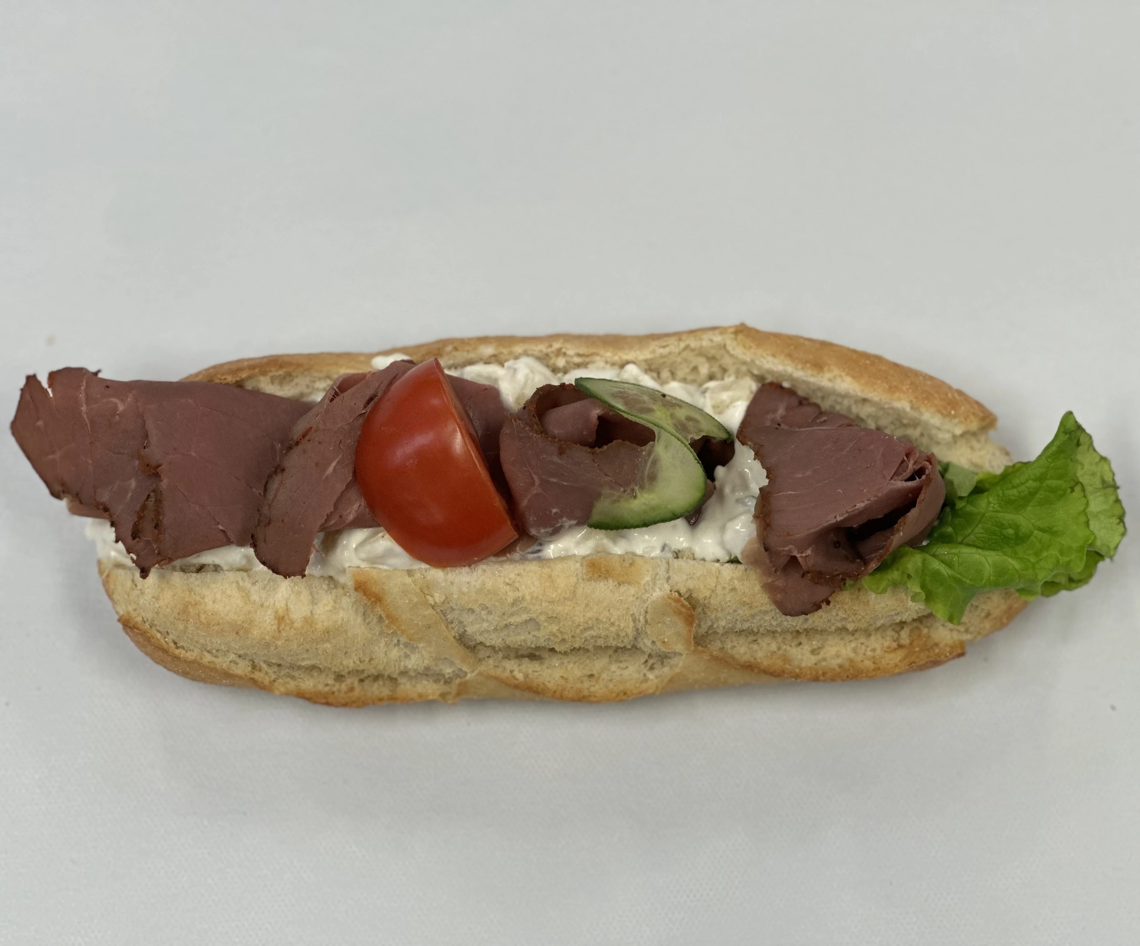 Rostbiff & potatissallad baguette