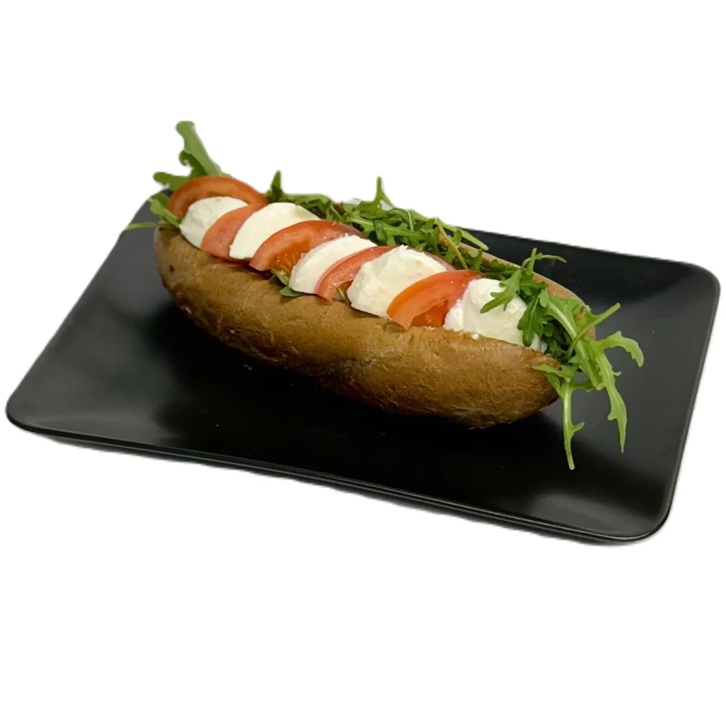 Baguette med mozzarella och tomat