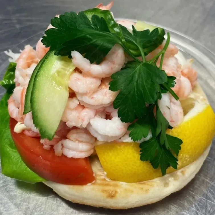 Glutenfri räkmacka