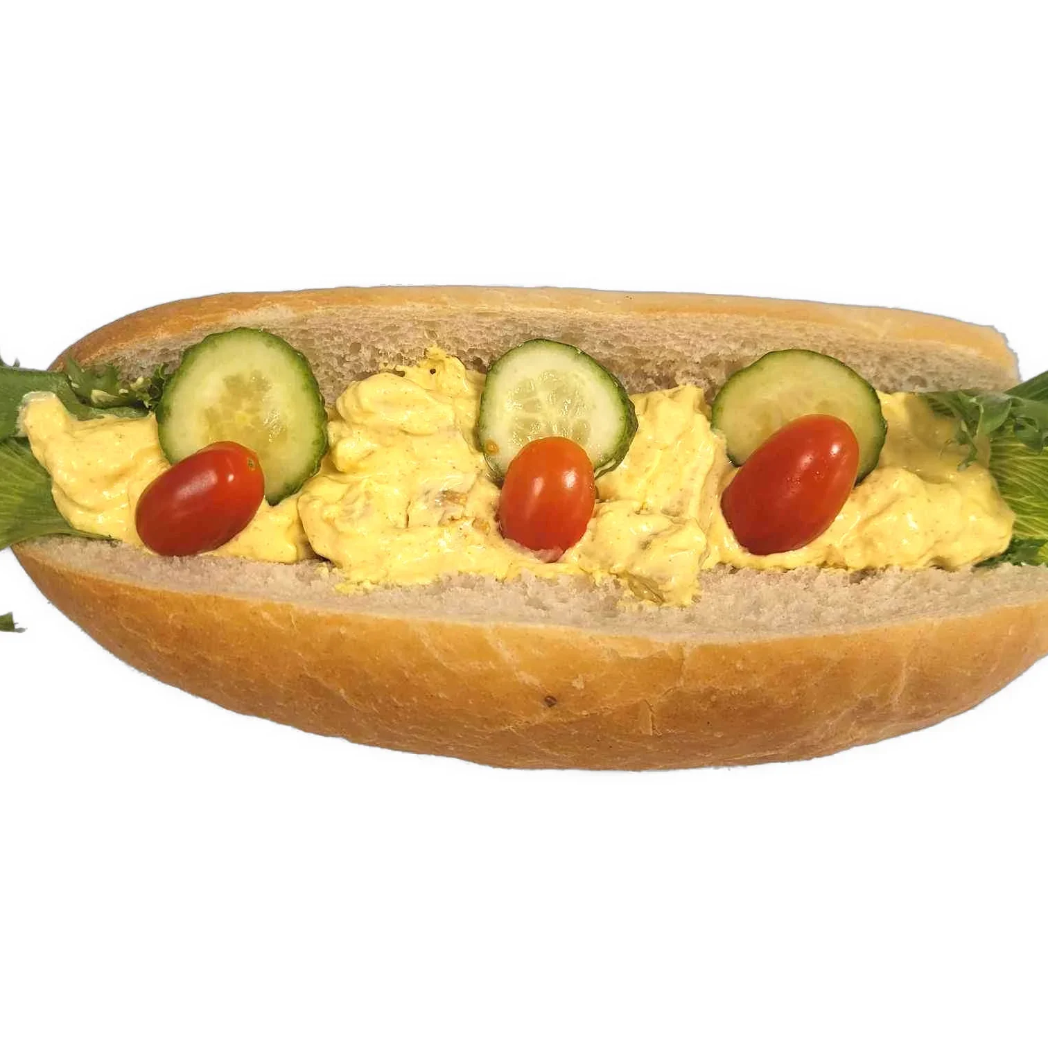 Kycklingcurrybaguette
