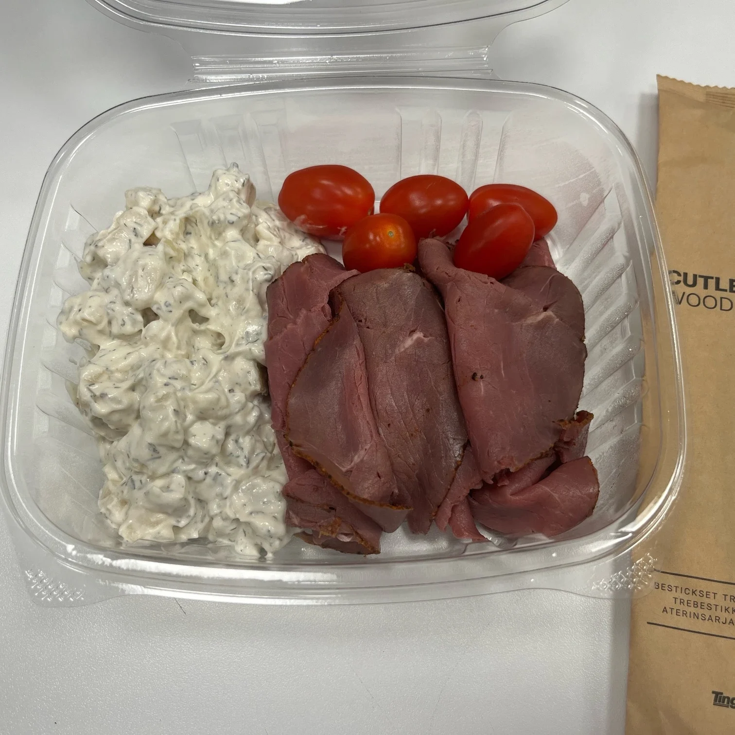 Rostbiff med potatissallad