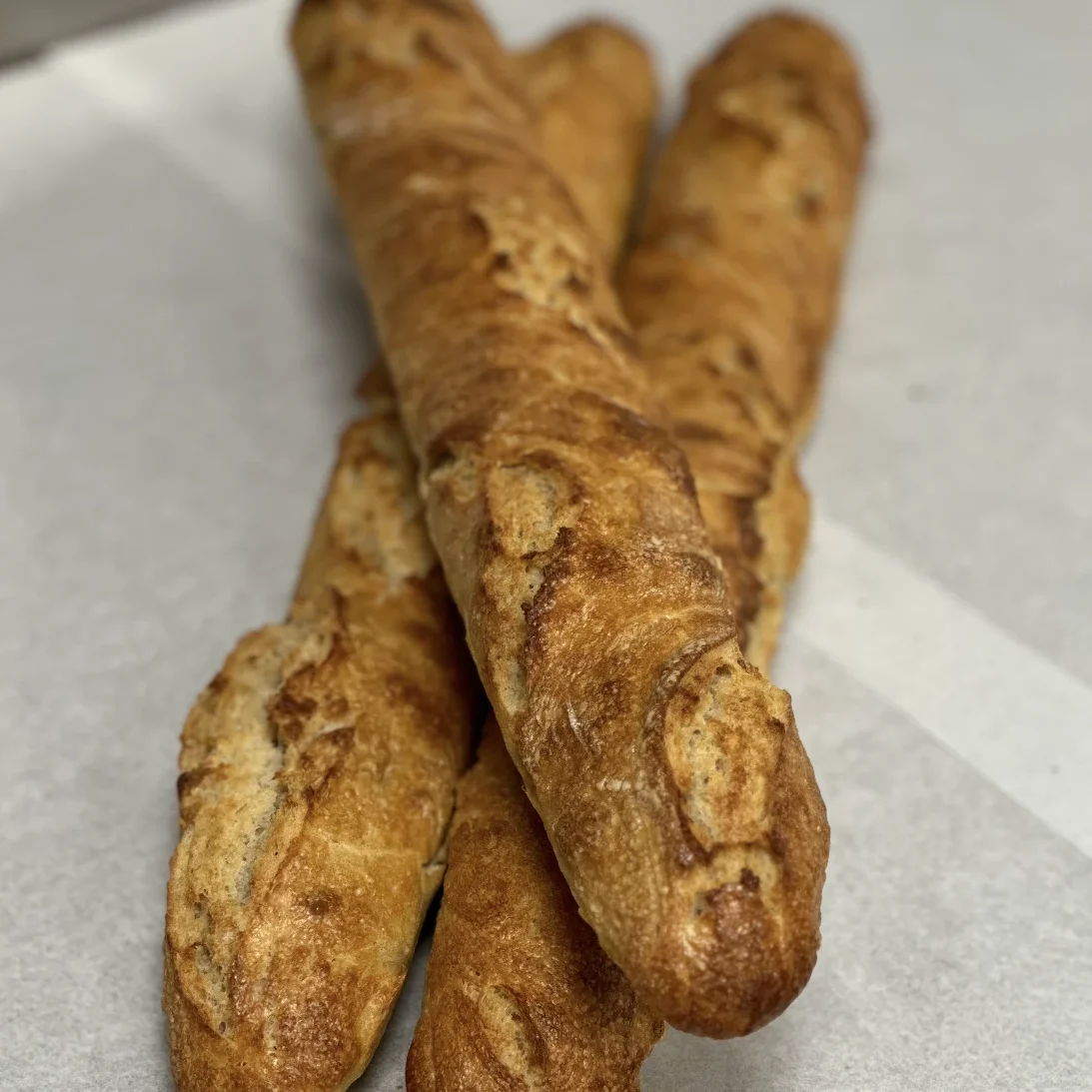 Surdegsbaguetten är perfekt tilltugg till middagen