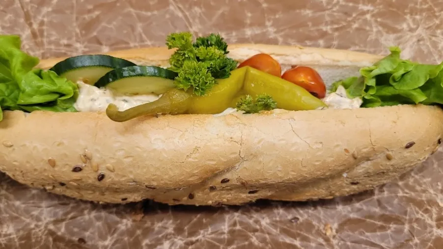 Baguette med kebabröra