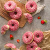 Donut Jordgubb