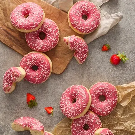 Donut Jordgubb