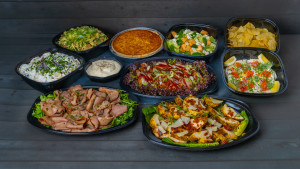 En härlig buffé från vår cateringmeny