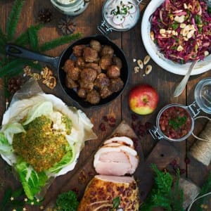 Vegetarisk Jultallrik