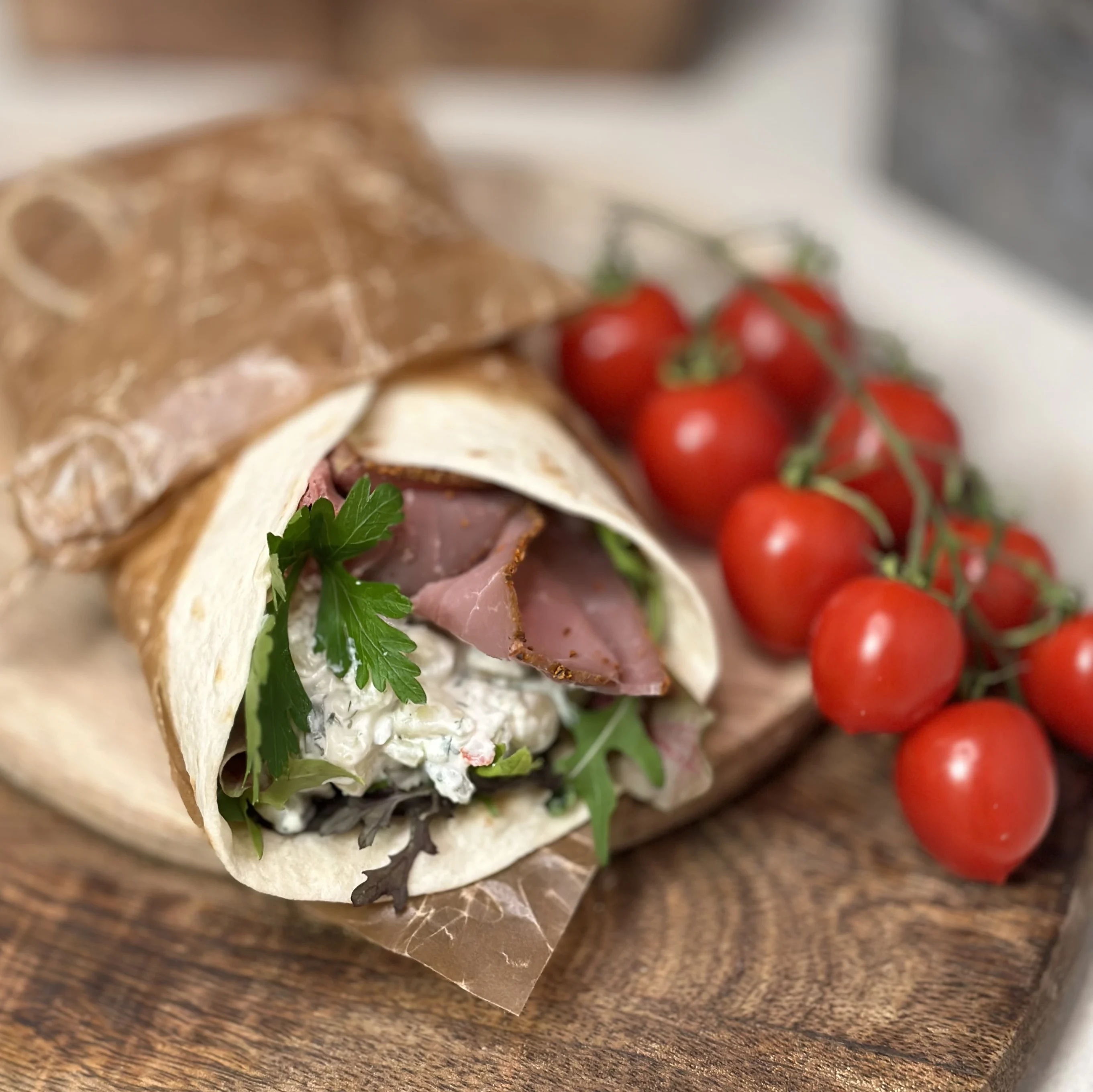 Wrap rostbiff & potatissallad