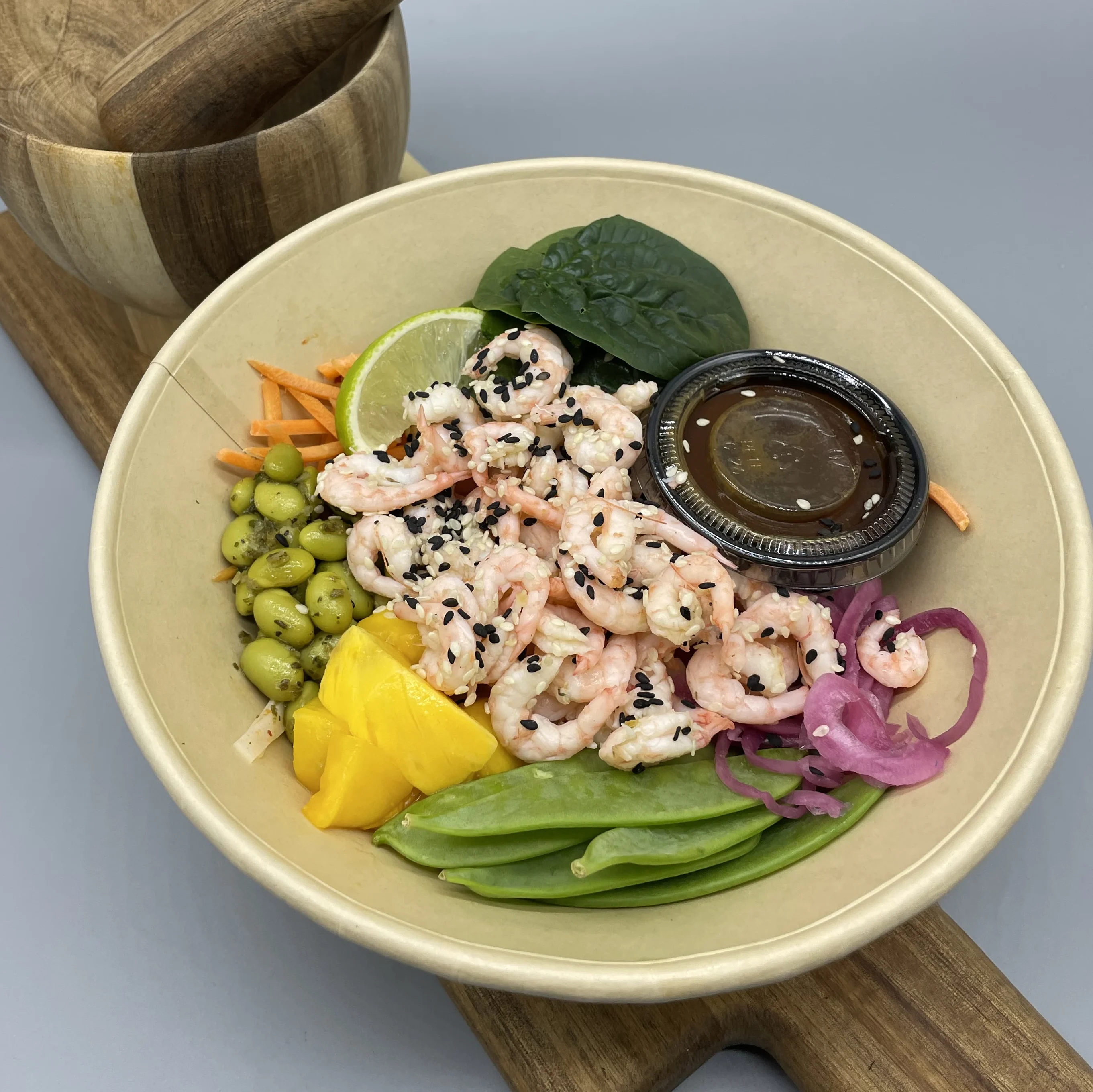 Pokébowl med räkor