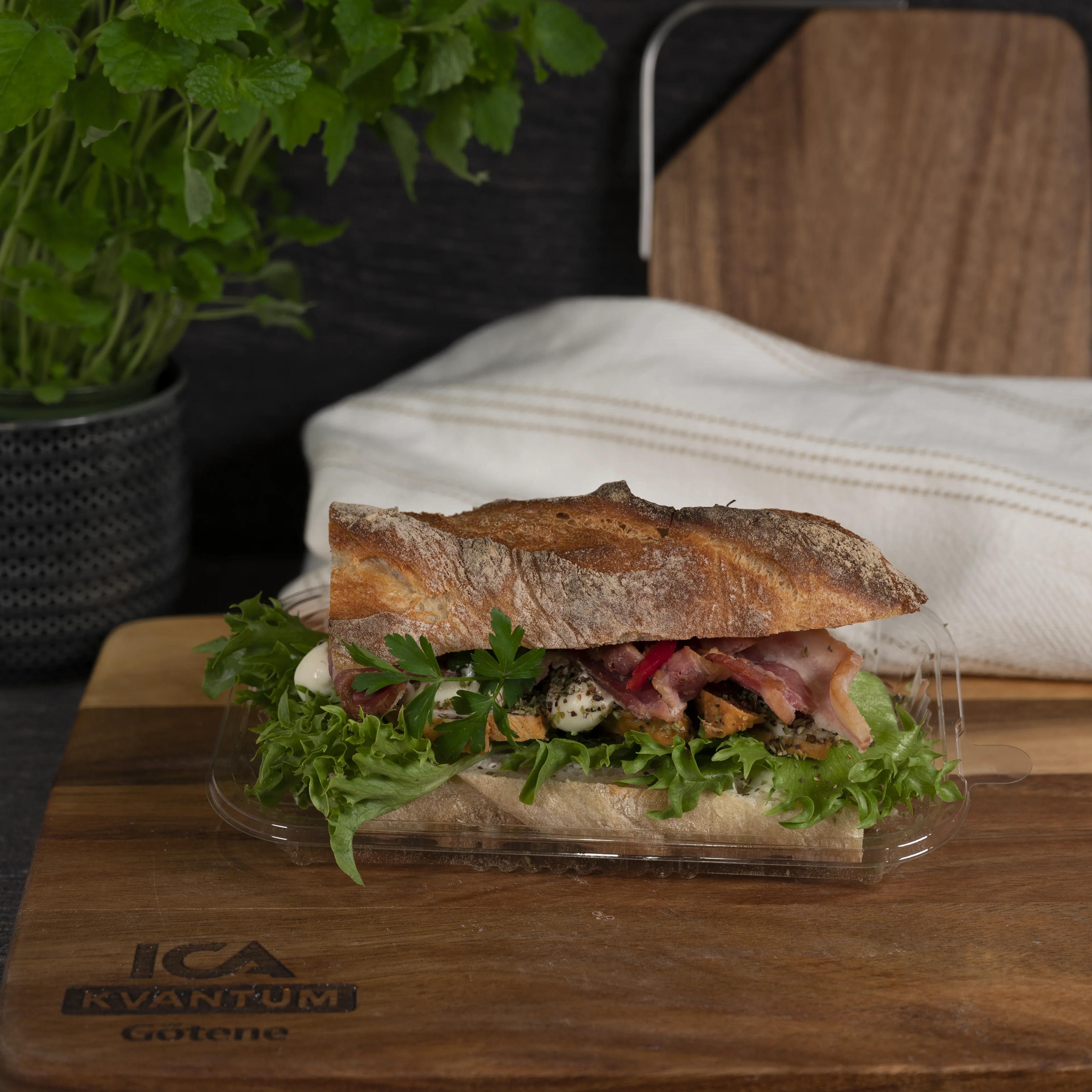 Baguette Kyckling, Bacon & Majjo
