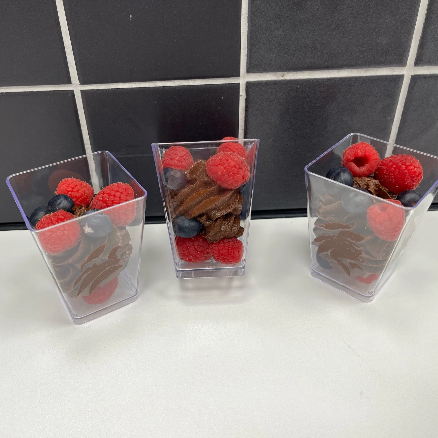 Vegansk Chokladmouss med bär