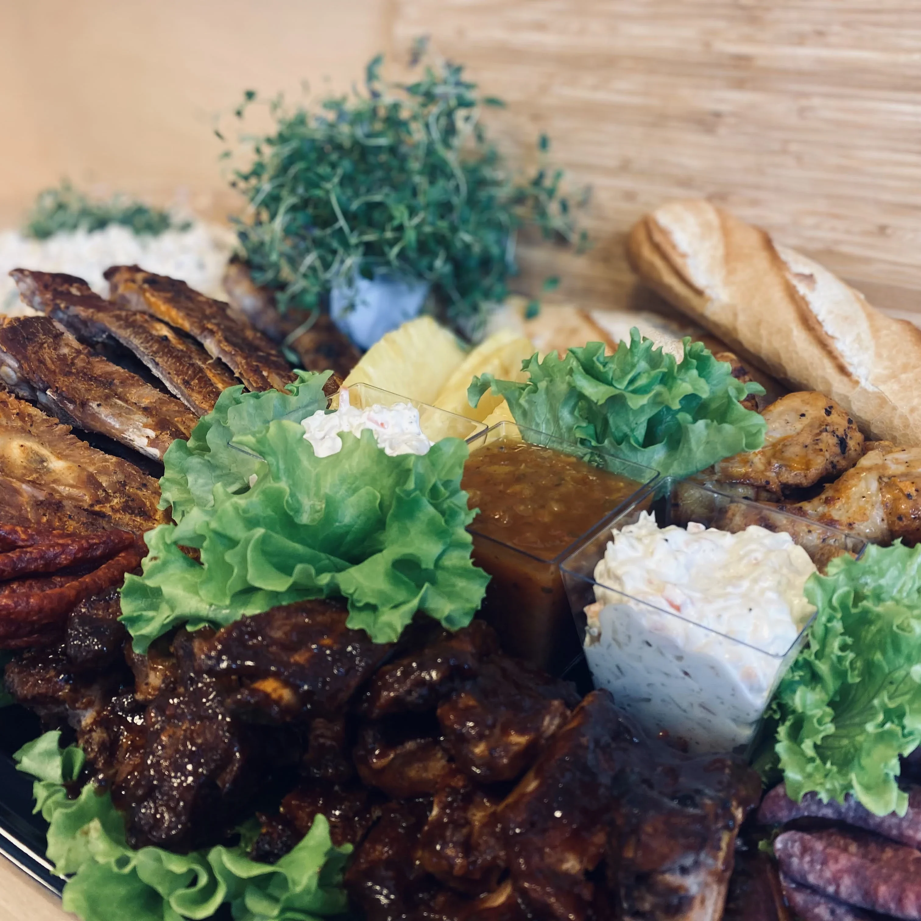 American BBQ-fat
