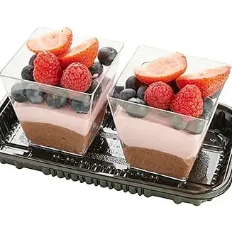 Choklad & Jordgubbsdessert 2p