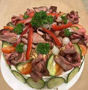 Rostbifftårta