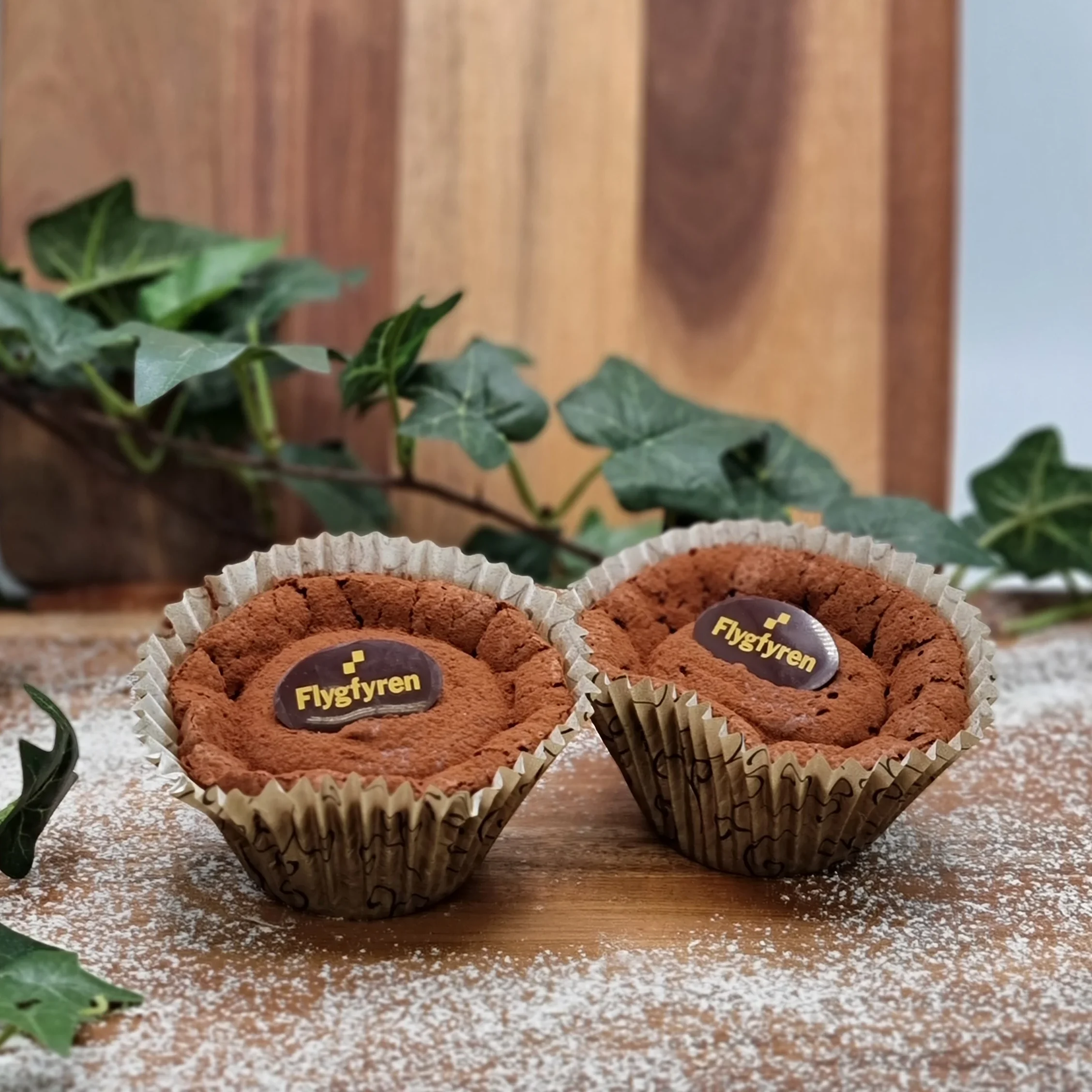 Belgisk chokladmuffins