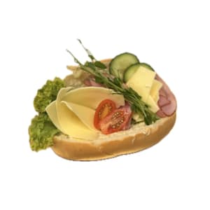 Ost & skink baguette