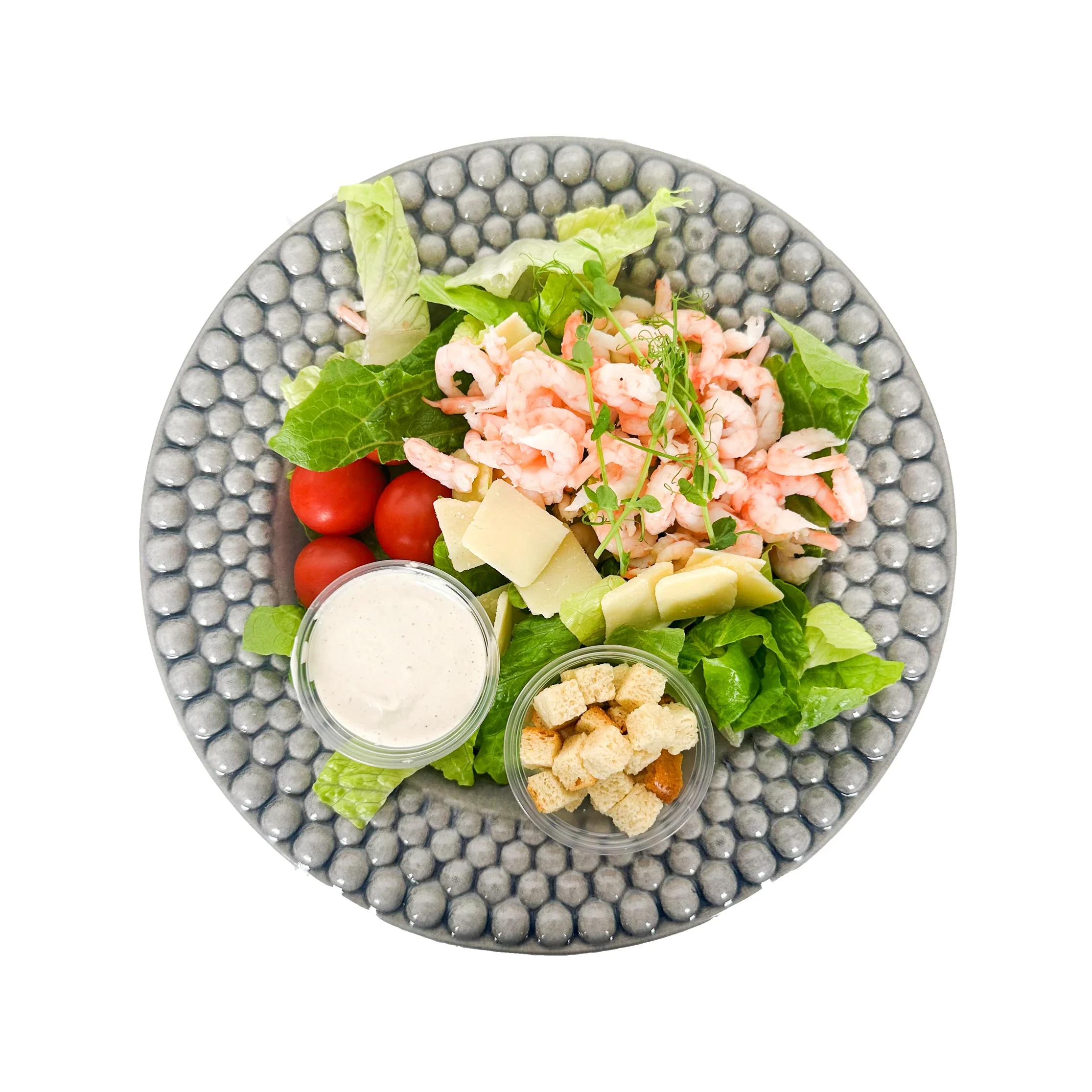 Caesarsallad med räkor