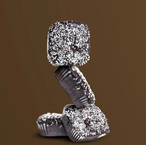 4 kärleksmums staplade på varandra