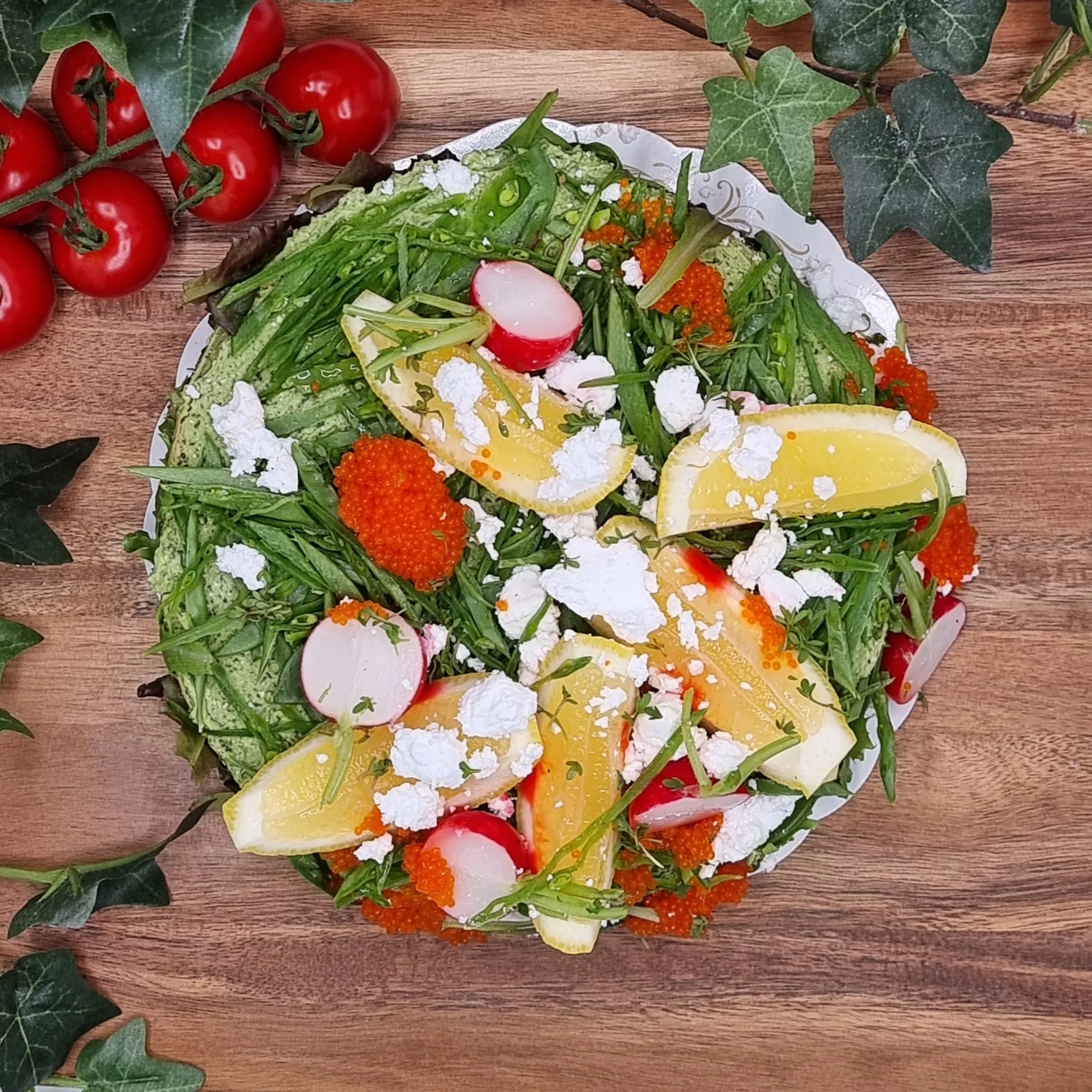 Vegansk smörgåstårta