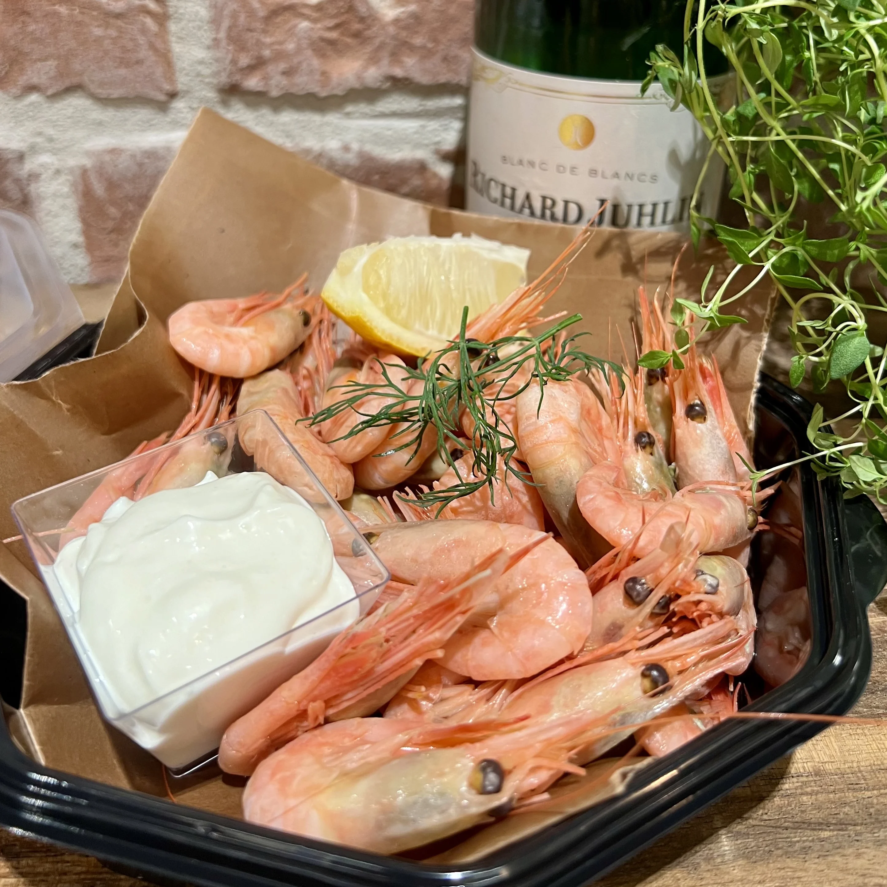Räkor med aioli