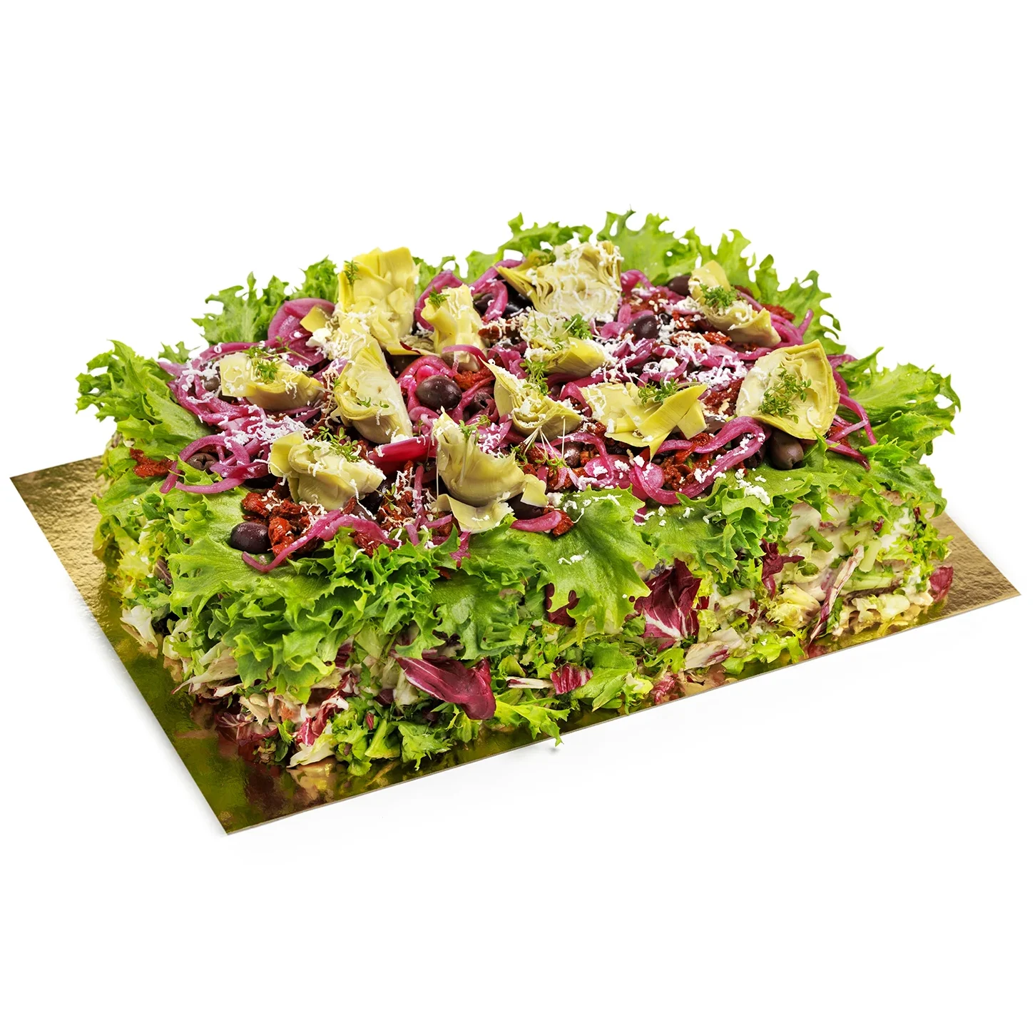 Vegansk smörgåstårta
