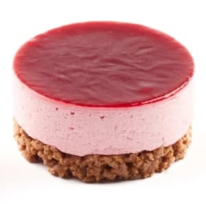 Vegansk Bakelse Med smak av Hallon