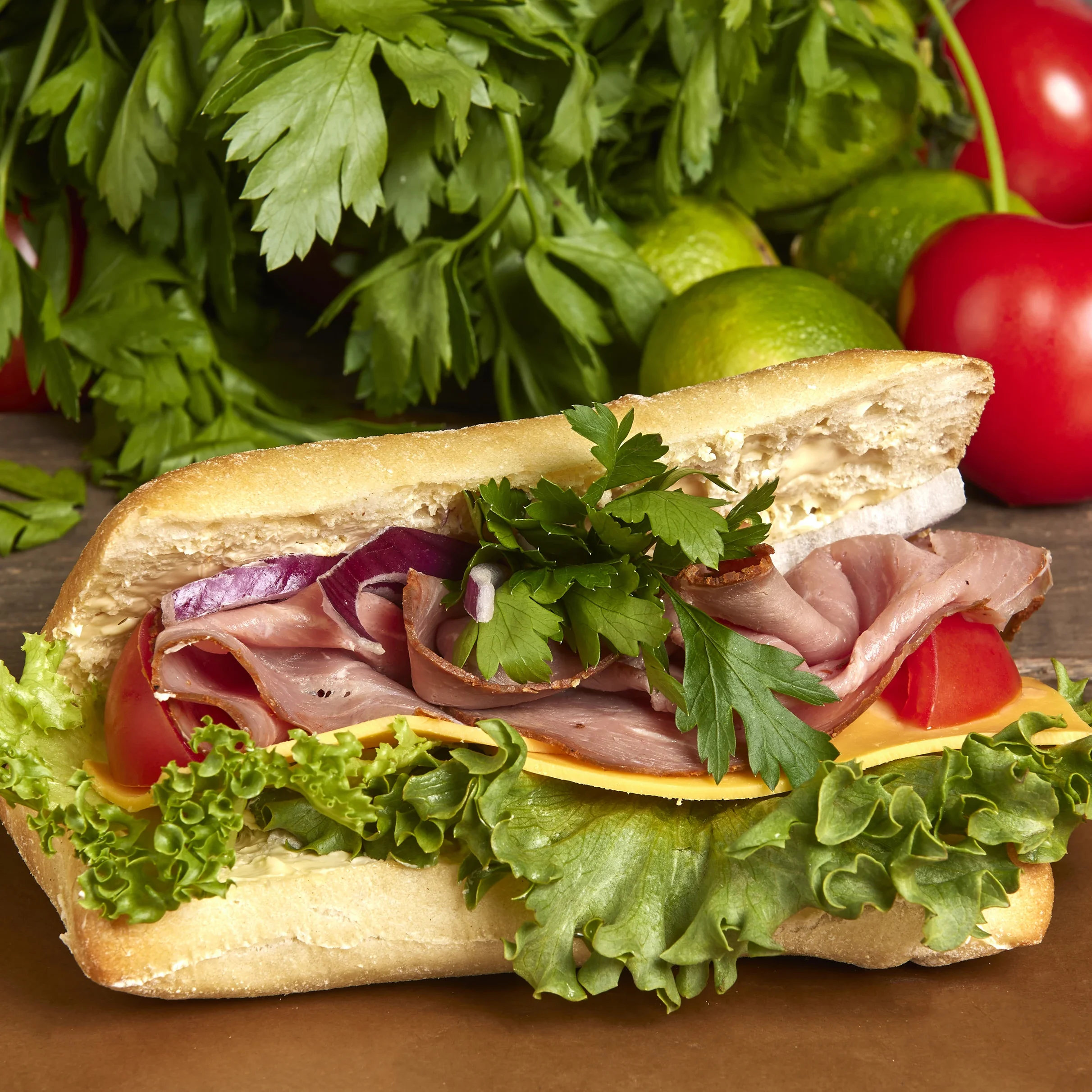 Ciabatta med rostbiff