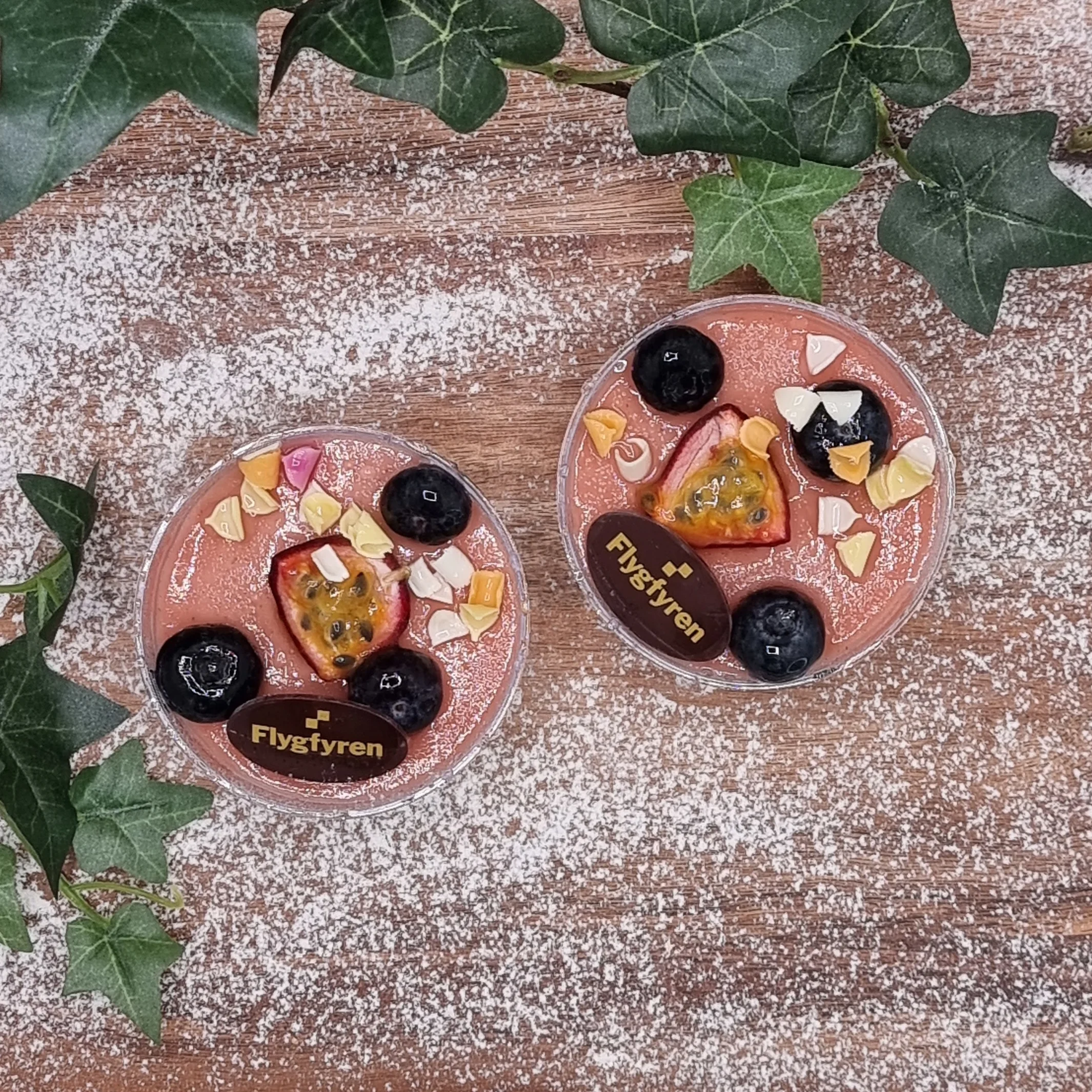 Jordgubb & Passiondessert 2-p