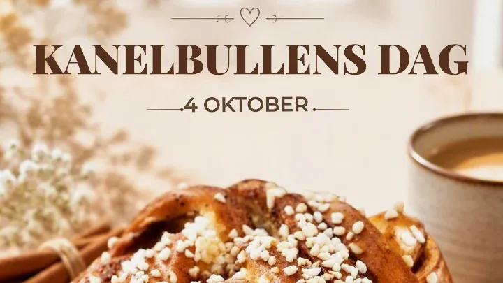Butiksbakad kanelbulle med pärlsocker