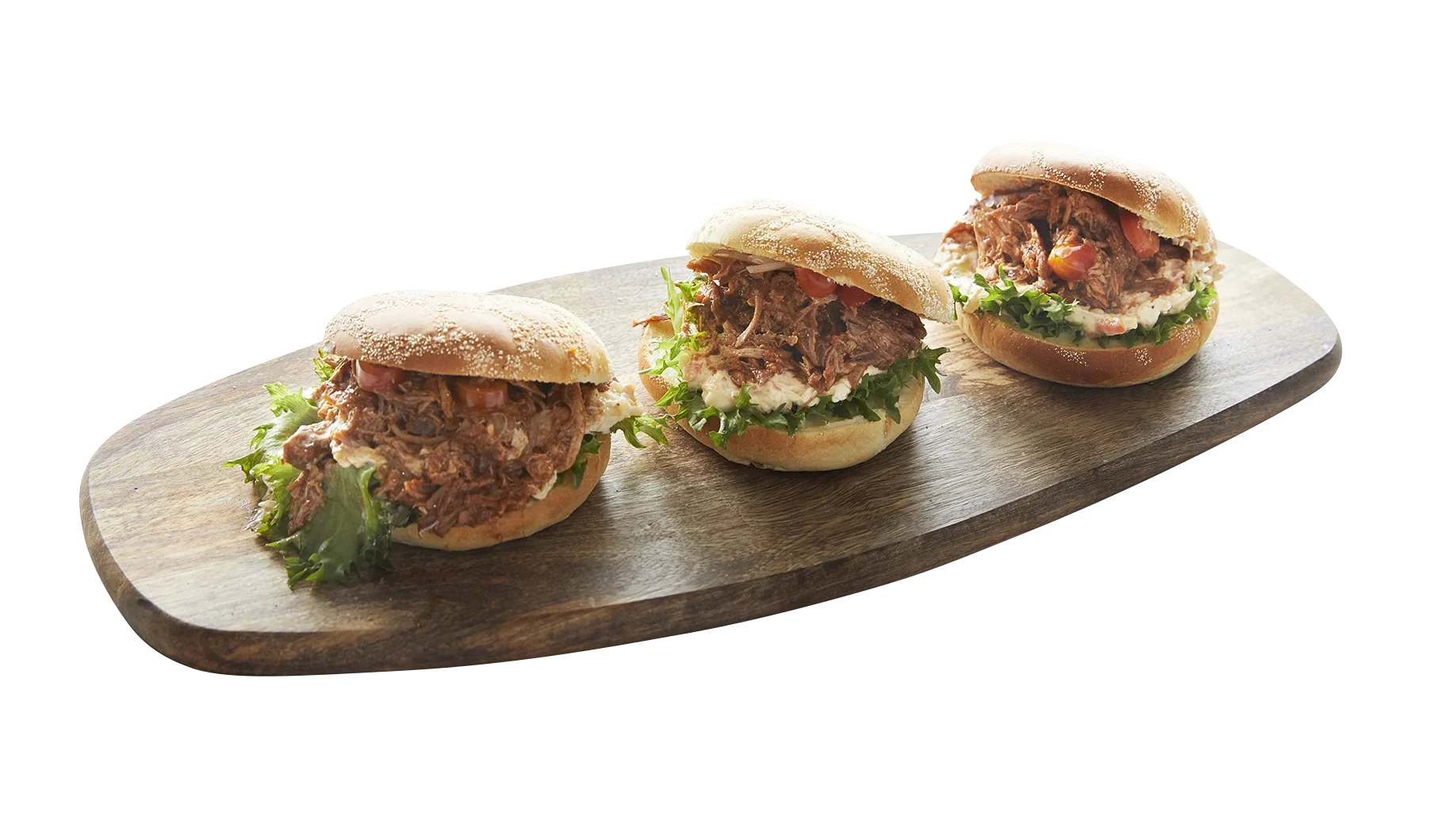 Pulled pork burgare