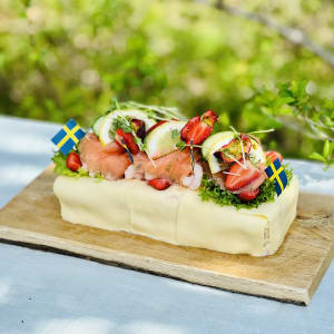 Glutenfri smörgåstårta