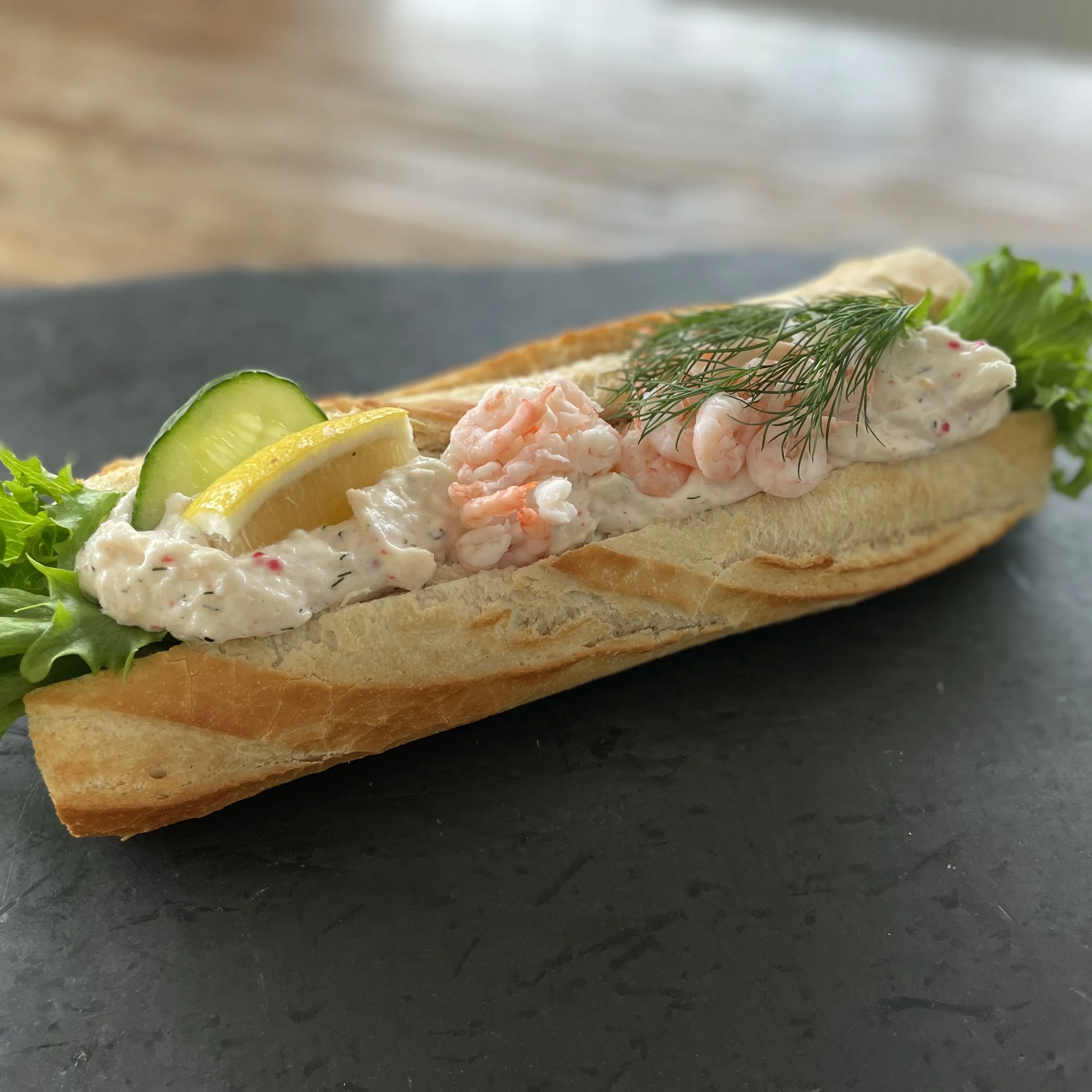 Skagen med räkor