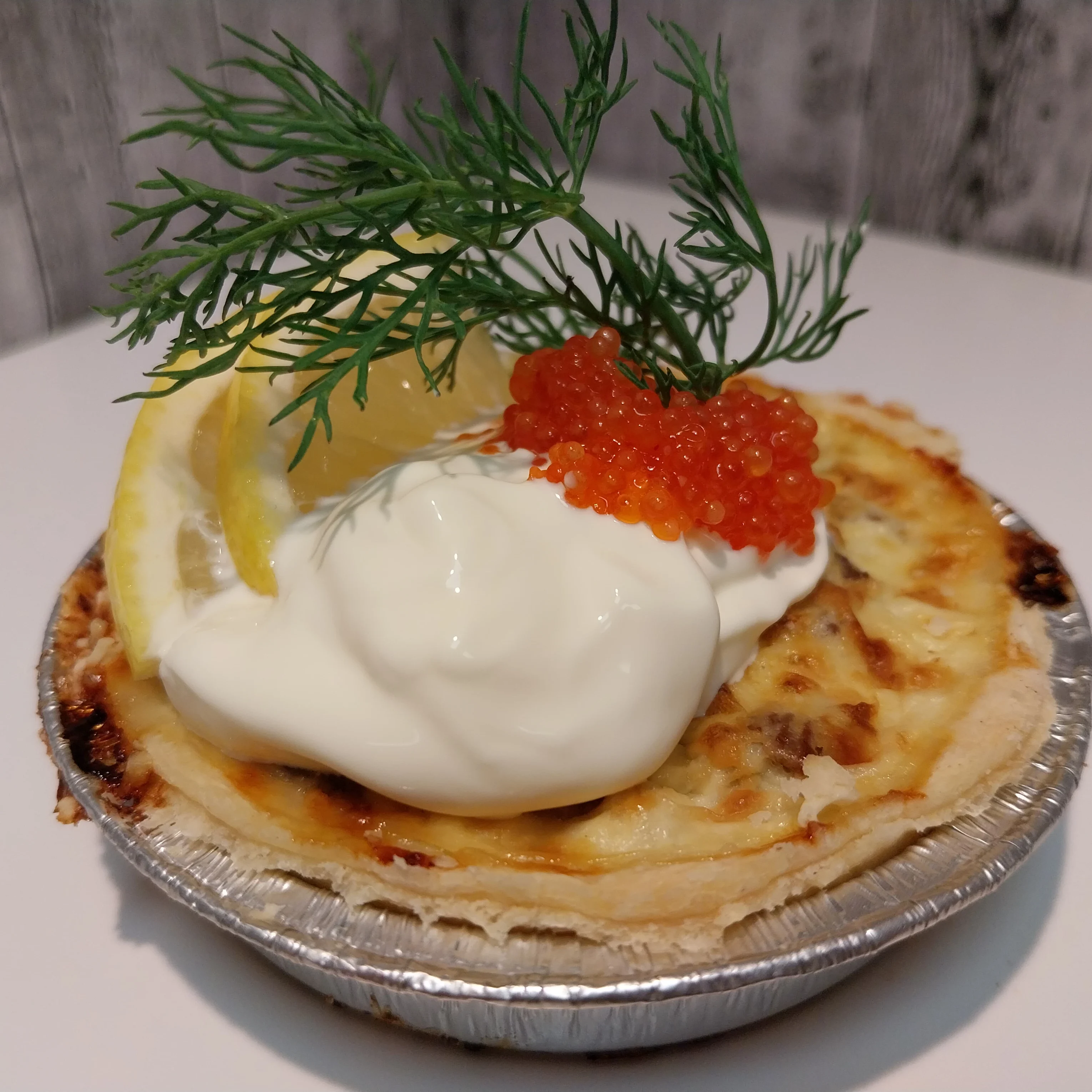 Paj med Kantarell och Västerbottensost