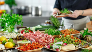 En förslag bild på en buffé, lånad bild från Ica.