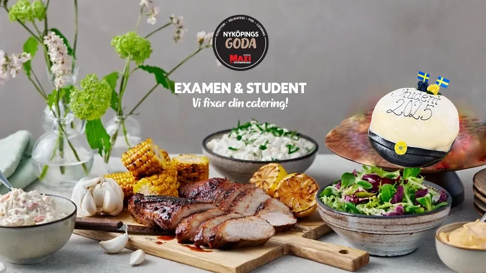 Slipp stressen, låt oss fixa maten till kommande studentfiranden och skolavslutningar!