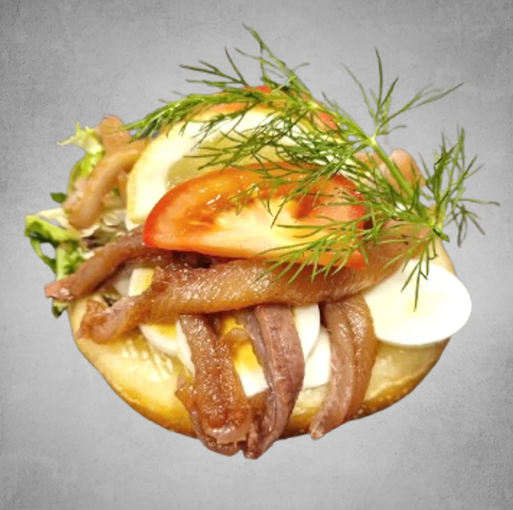 Ägg och anjovismacka