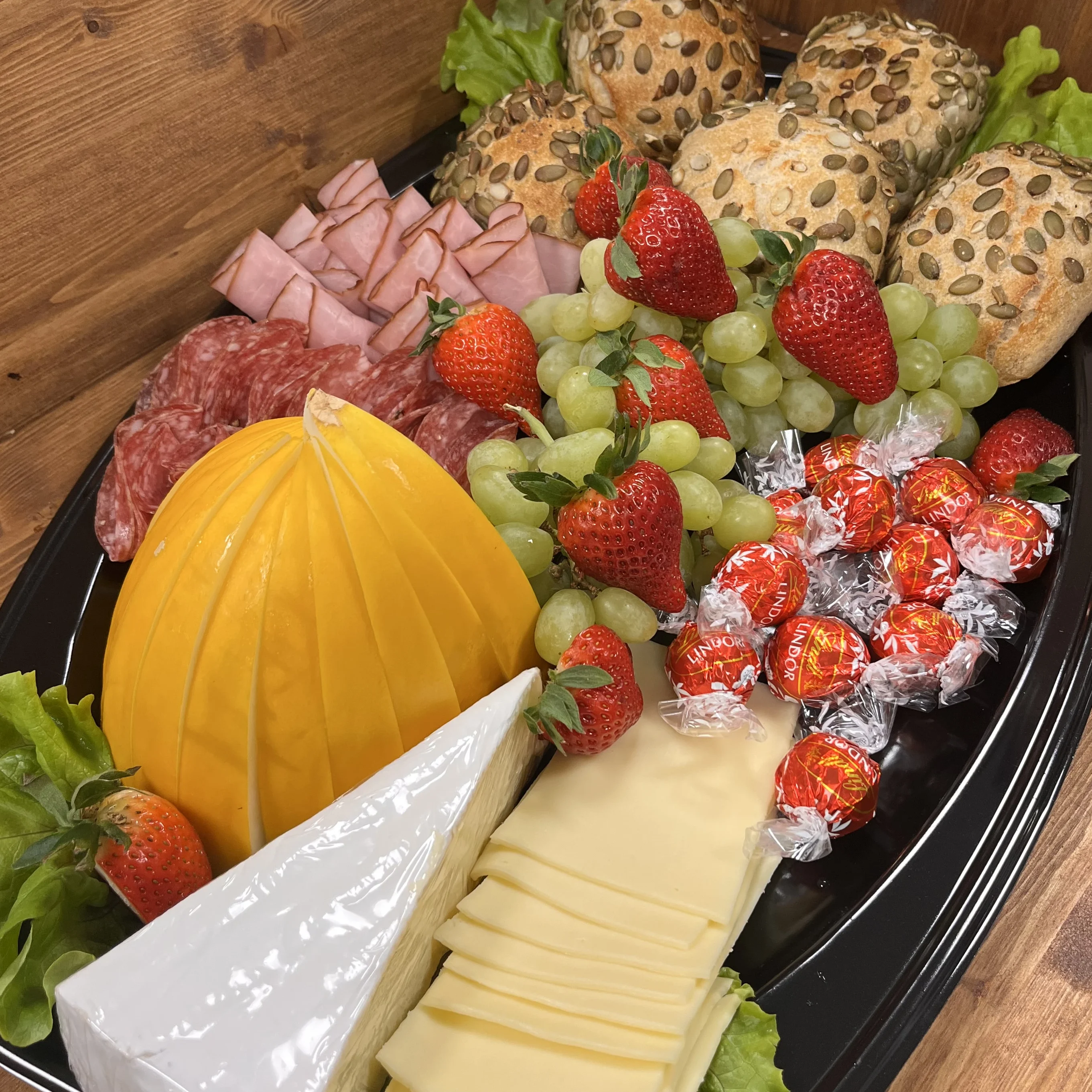 En inspirationbild på ett julbord