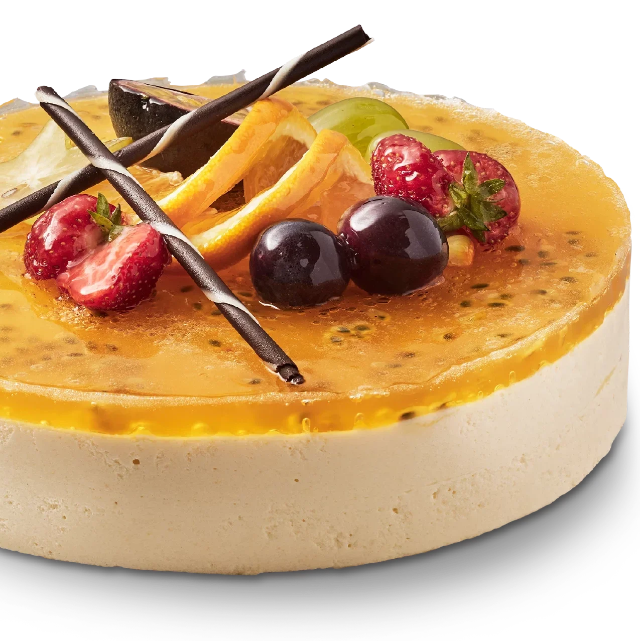 Moussetårta passionsfrukt