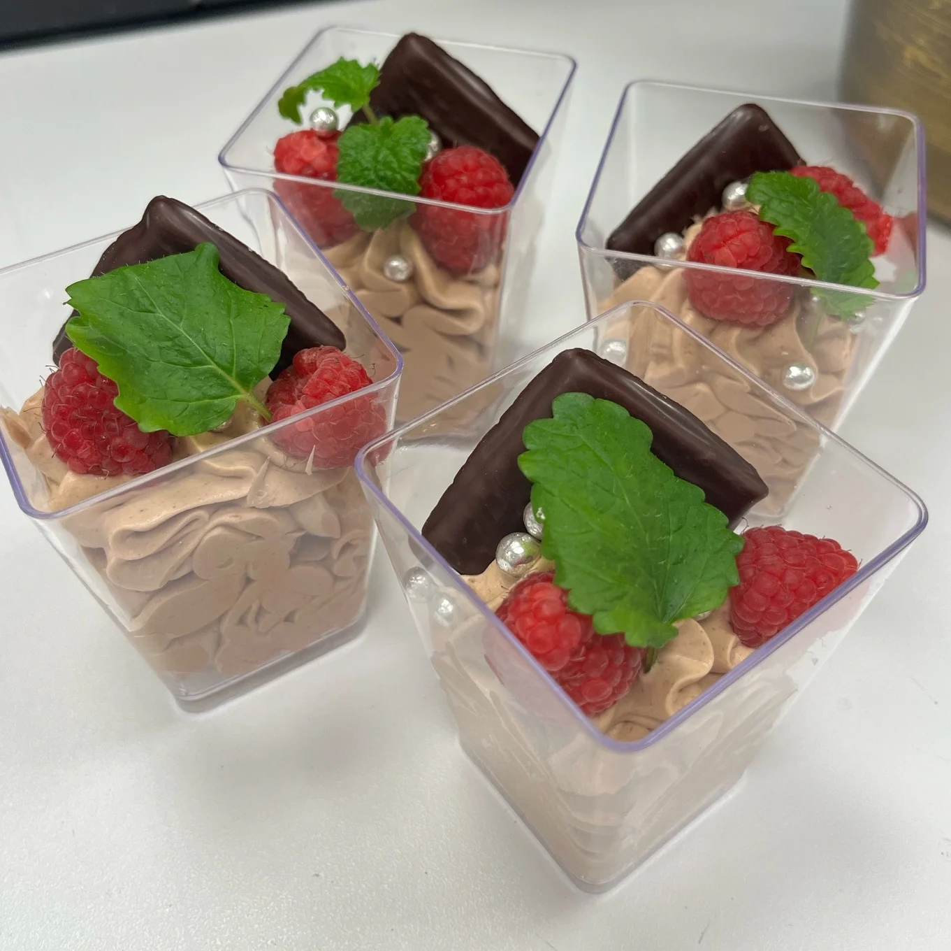 choklad mousse Fudge och Havssalt
