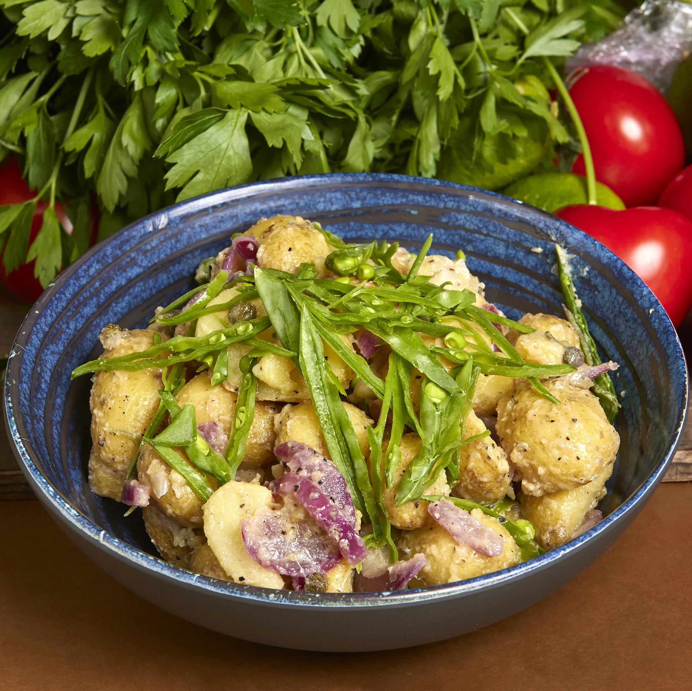 Vinägrettpotaissallad
