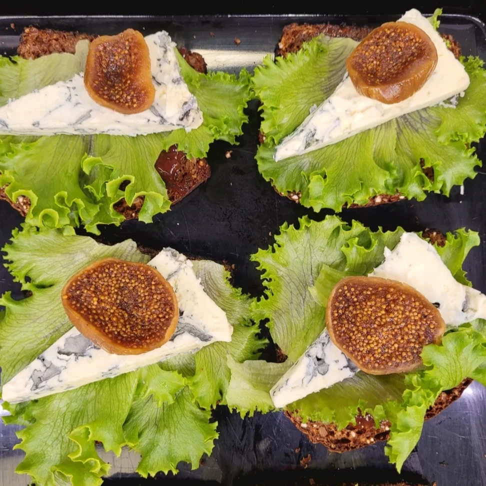 Smörrebröd blåmögelost