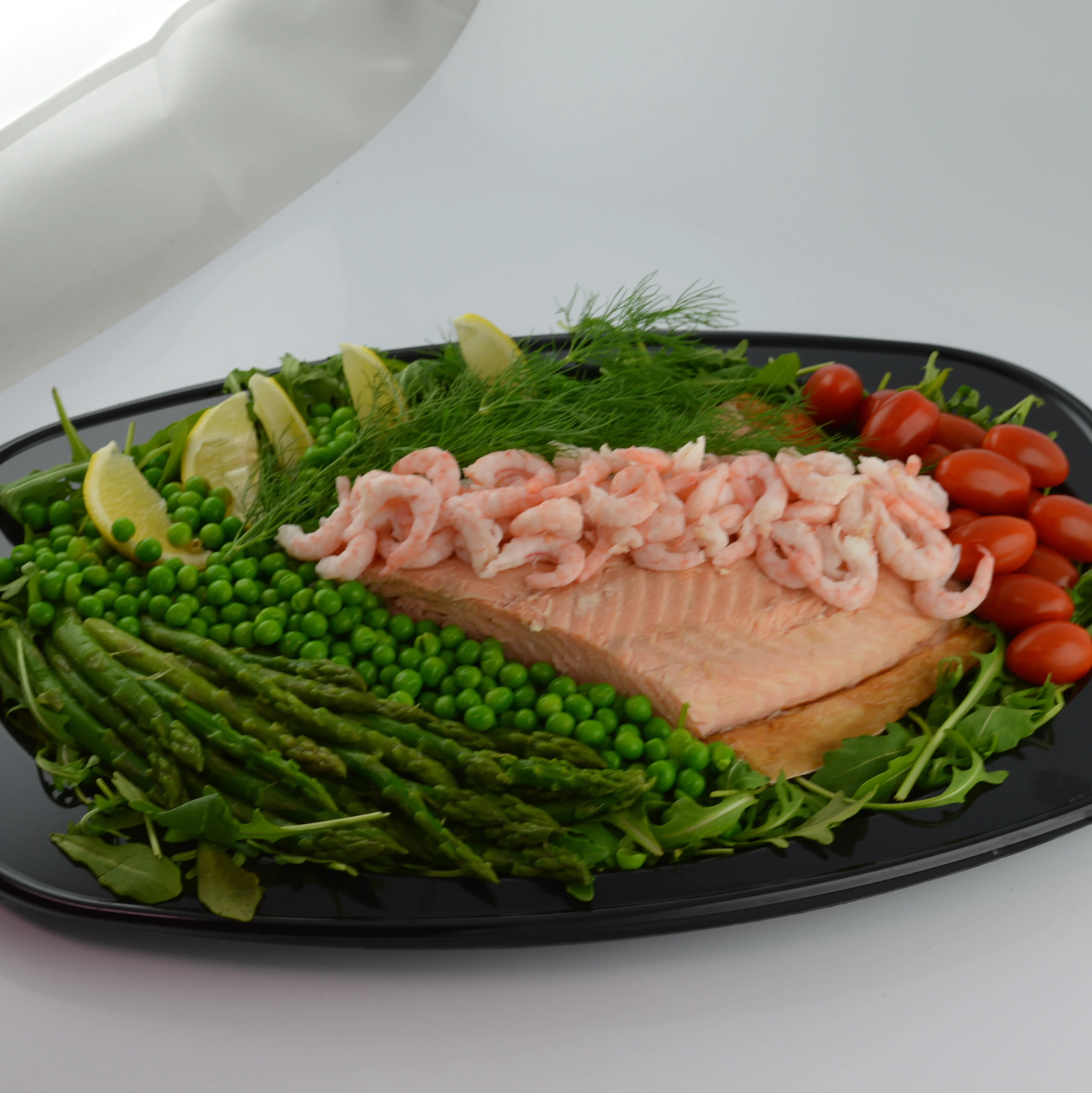 Laxfat med varmrökt lax