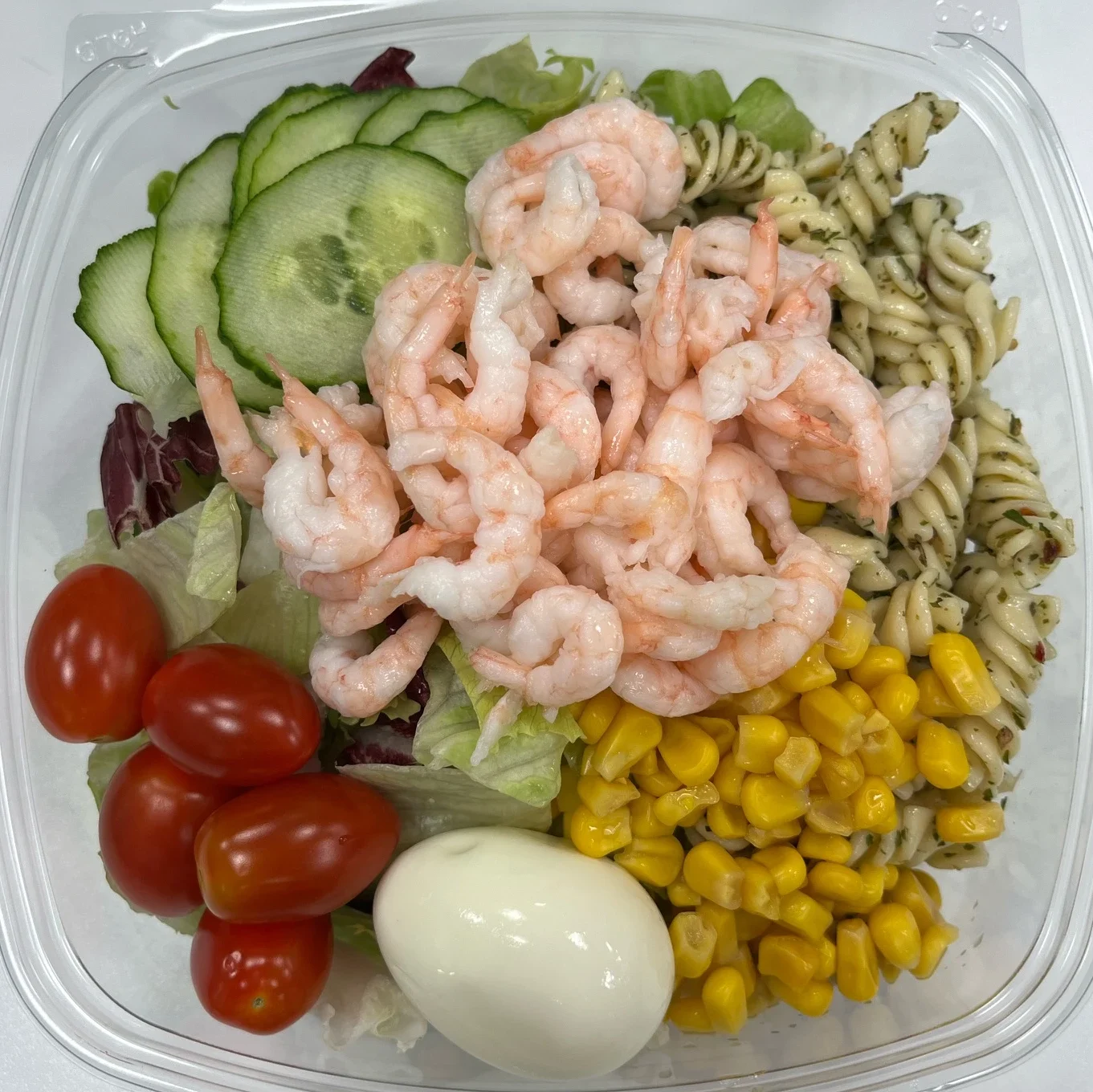 Räksallad med pasta